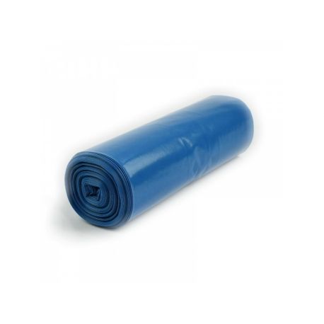 LDPE pytel 700x1100 mm, 80 my, modrý, 120L, 15ks/role